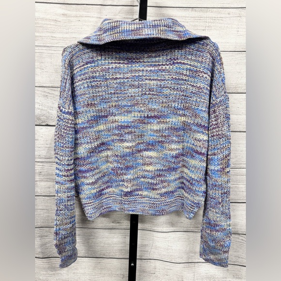 Daisy Street Space-Dye Knit Quarter-Zip NWT - Picture 8 of 8